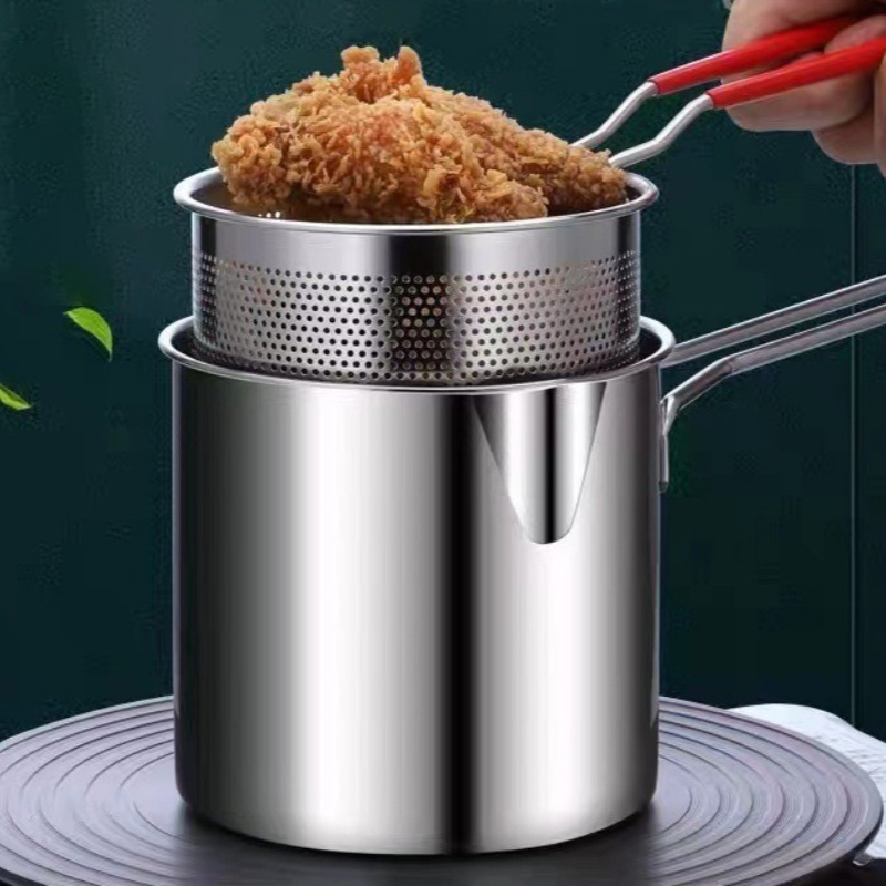 Commercial Kitchen Pans - Фритюрница из нержавеющей стали 304, с