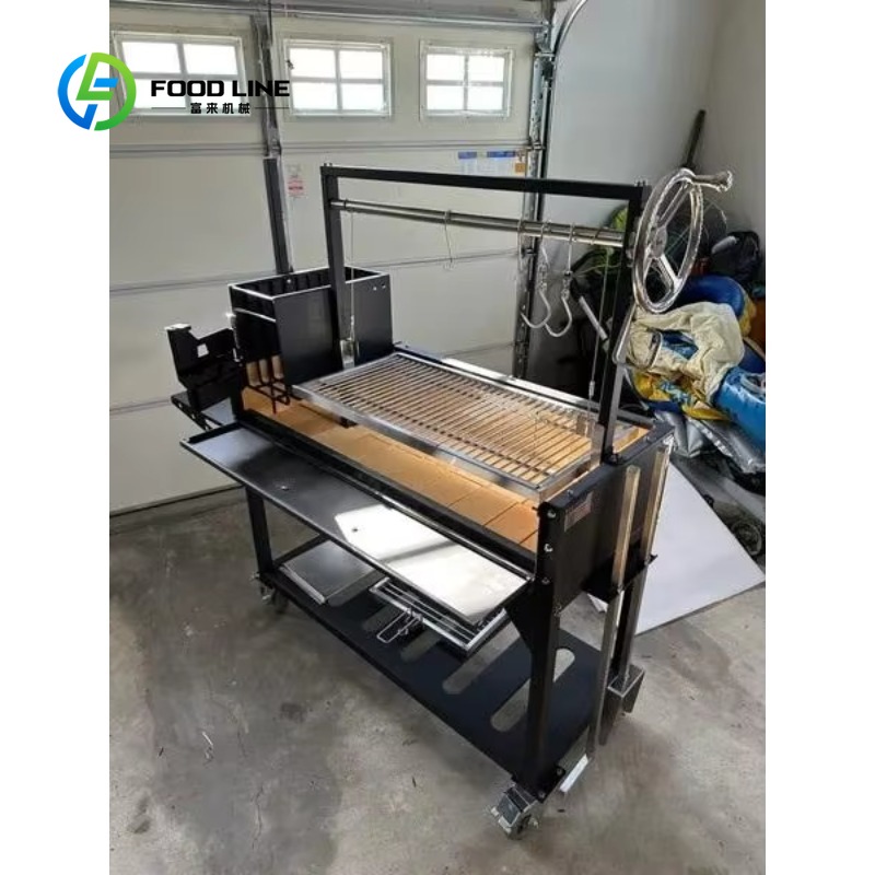 Commercial Kitchen Rental - Индивидуально изготовленная тележка для гаучо-барбекю, асадо-паррилья-гриль