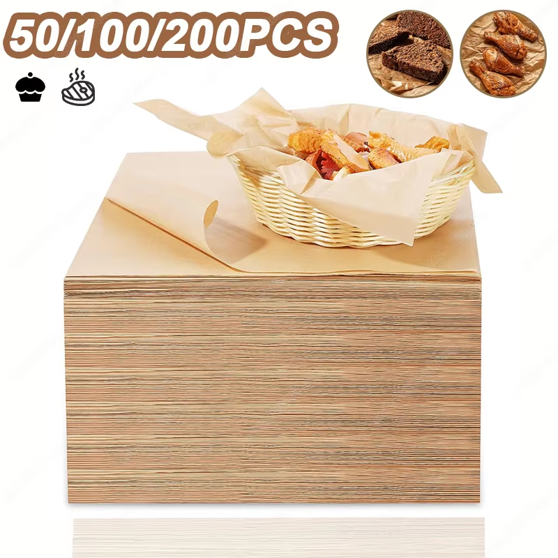Commercial Kitchen Pans - 50/100/200 шт. бумага для выпечки, пергаментный