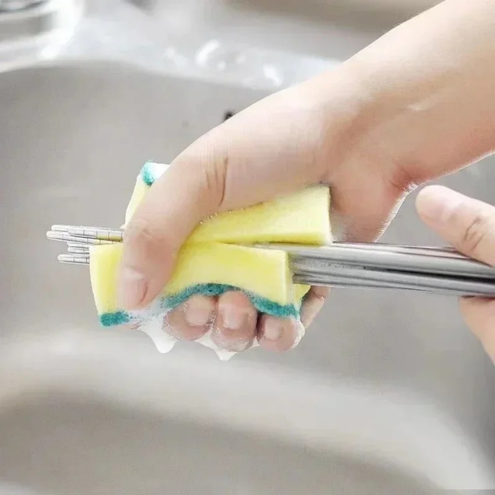 Commercial Kitchen Cleaning - Чистящая губка, высокопоглощающая двусторонняя губка для