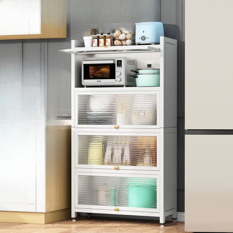 Commercial Kitchen Microwave - Кухонный металлический шкаф-органайзер с полками для