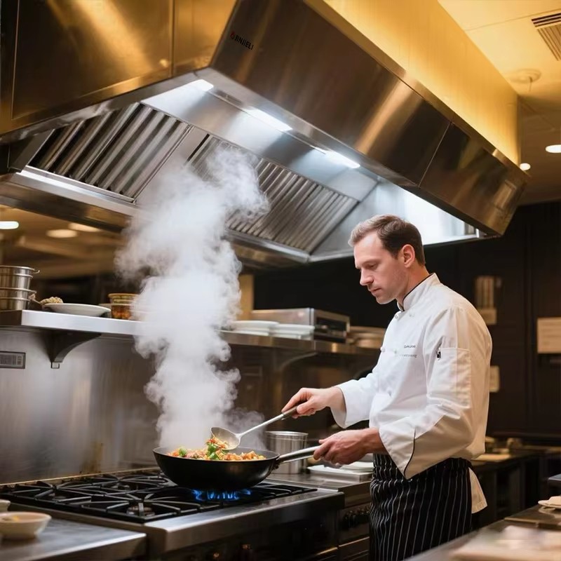 Commercial Kitchen Vent Hood Cleaning - Легкоочищаемая коммерческая вытяжка из нержавеющей стали