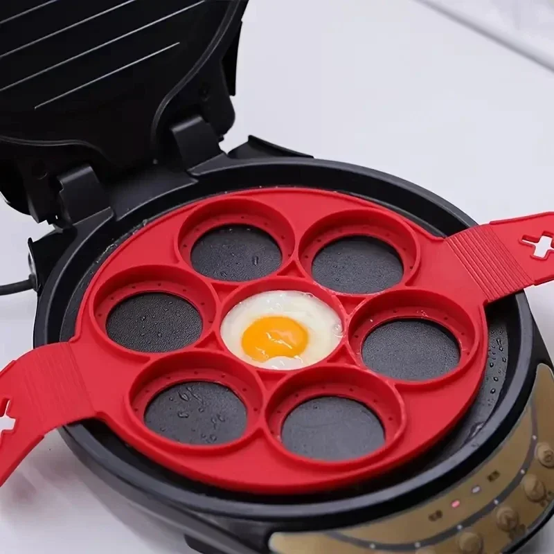 Commercial Kitchen Pans - Силиконовая круглая сковорода с 7 отверстиями,