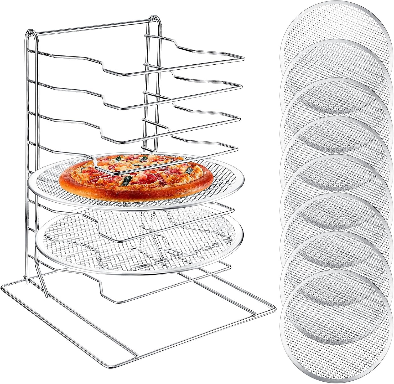 Подставка для пиццы с 8 ярусам – обзор и цена Commercial Kitchen Pans