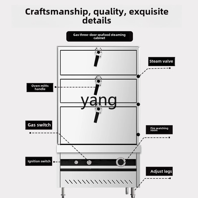 Промышленный трехдверный газоэ – обзор и цена Commercial Steamer Cabinet