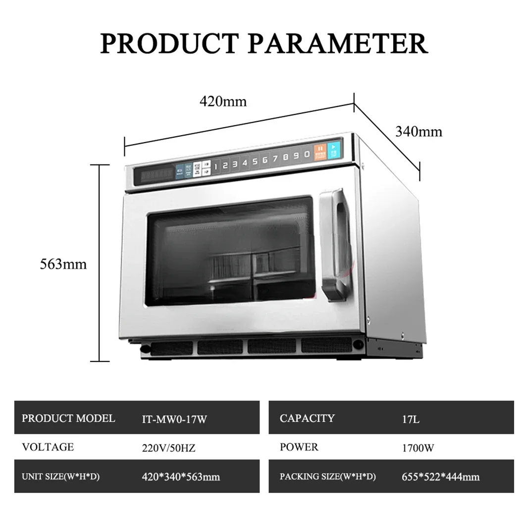 Бестселлер, первая горячая рас – обзор и цена Commercial Kitchen Microwave