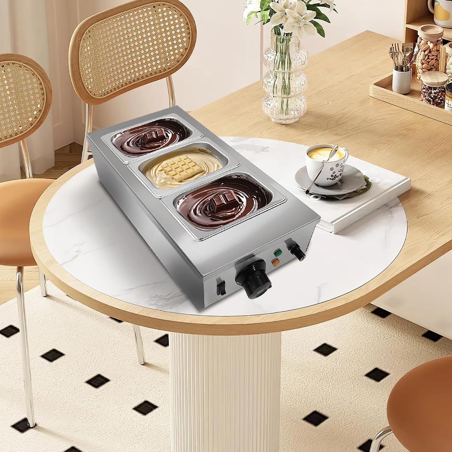 TWISTER.CK 1200W Машинка для п – обзор и цена Commercial Kitchen Warmer