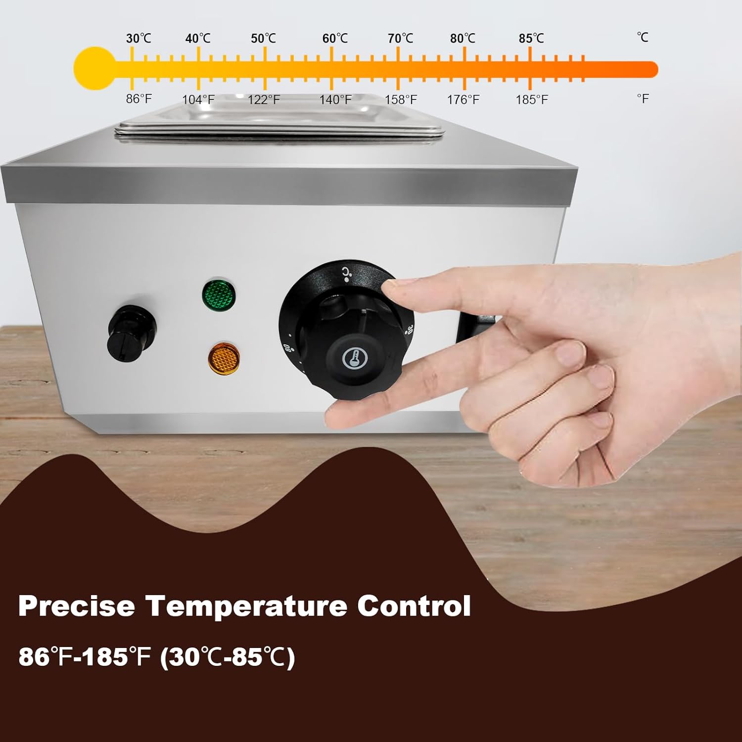 TWISTER.CK 1200W Машинка для п – обзор и цена Commercial Kitchen Warmer