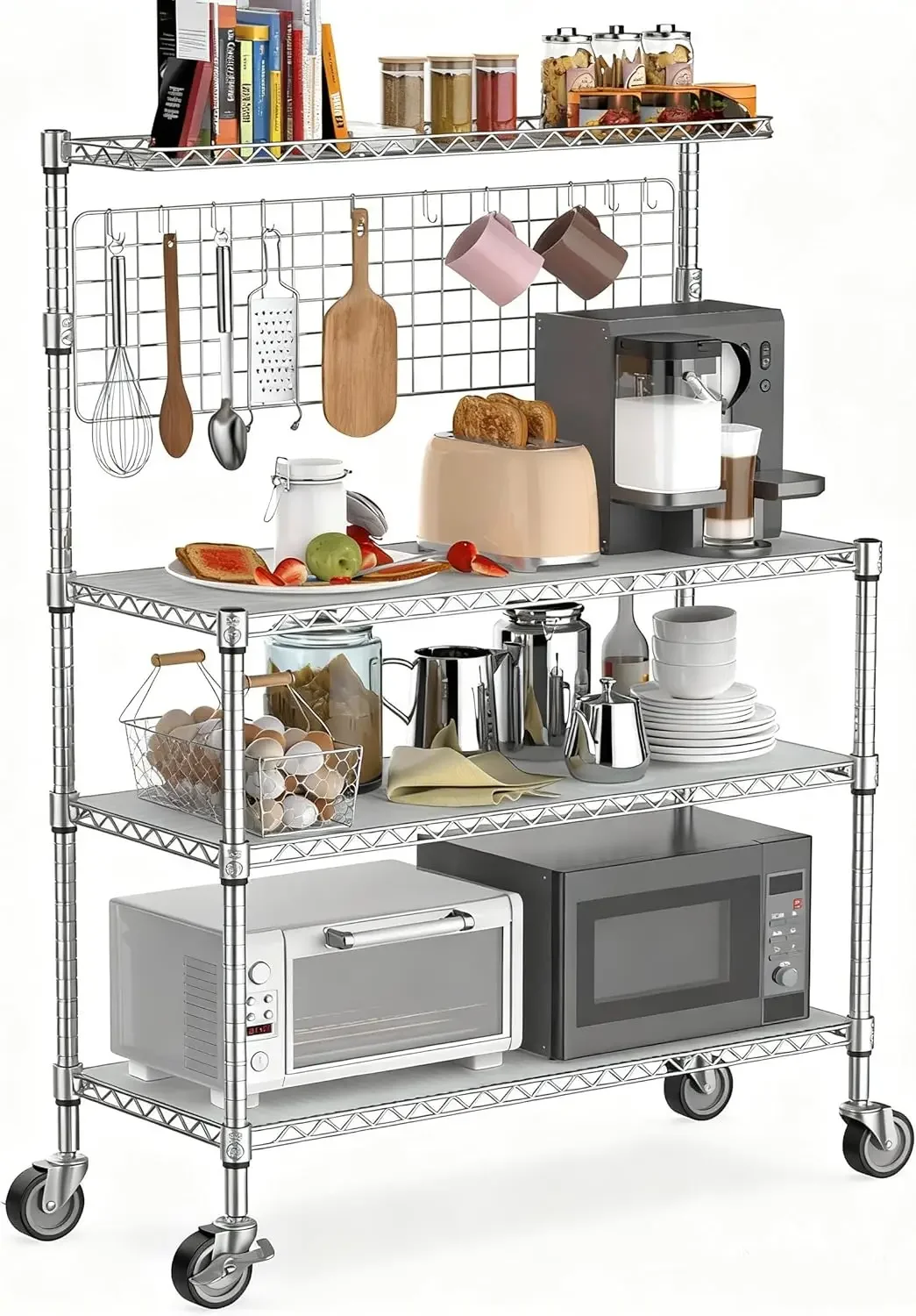 Металлическая 4-уровневая подс – обзор и цена Commercial Kitchen Microwave